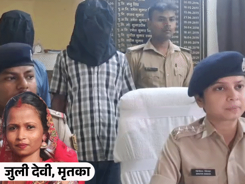 मुजफ्फरपुर: बाइक के लिए विवाहिता की हत्या कर जलाया शव, ससुर और भैसुर गिरफ्तार