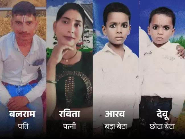 डांस वीडियो से बढ़ा विवाद, पत्नी और दो बेटों की हत्या के बाद पति ने दी जान