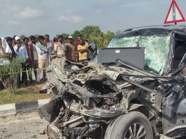 भोजपुर में भीषण सड़क हादसा: ट्रेलर से टकराई तेज रफ्तार स्कॉर्पियो, पति-पत्नी समेत तीन की मौत