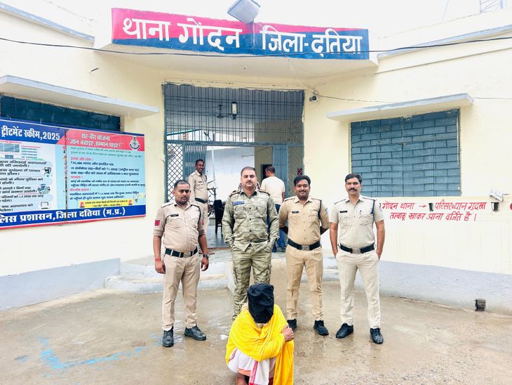 दतिया मंदिर चोरी कांड: राजस्थान से गिरफ्तार हुआ 10 हजार का इनामी पुजारी, लाखों के जेवर बरामद