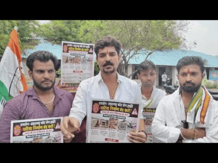 रायसेन: 265 करोड़ की सड़क परियोजना बनी मुसीबत, कीचड़ में फंसी बसें और बढ़ रहे हादसे